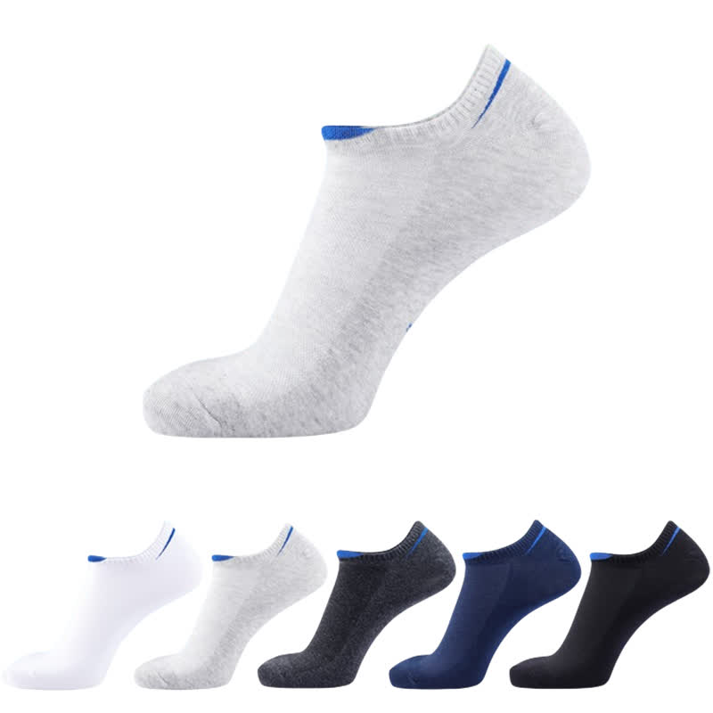 Dünne, unsichtbare Netzsocken (5 Paar) - Mehrfarbig - EU43-50 (US9-15) - image 0