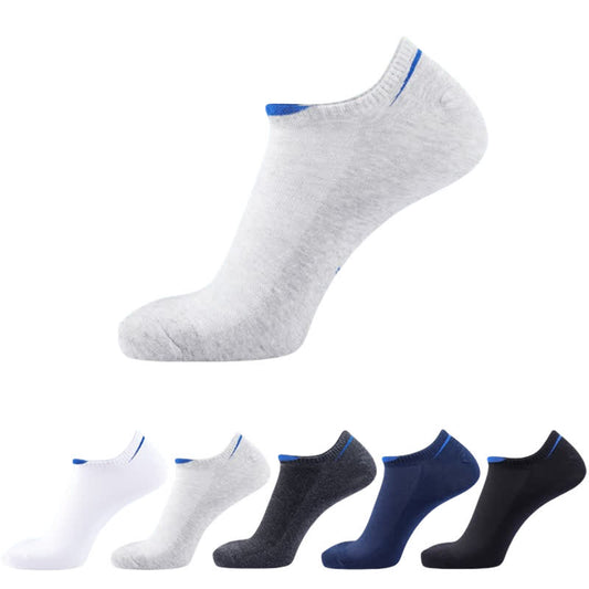 Dünne, unsichtbare Netzsocken (5 Paar) - Mehrfarbig - EU43-50 (US9-15) - image 0