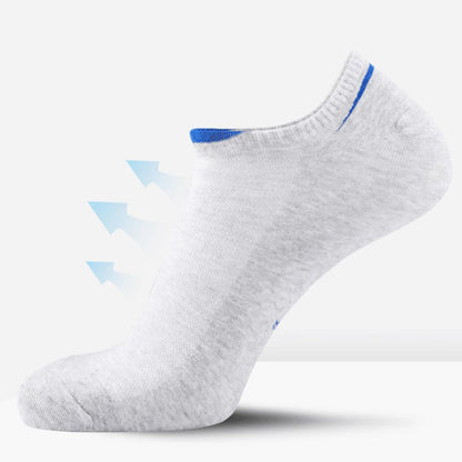 Dünne, unsichtbare Netzsocken (5 Paar) - Hellgrau - EU43-50 (US9-15) - image 4