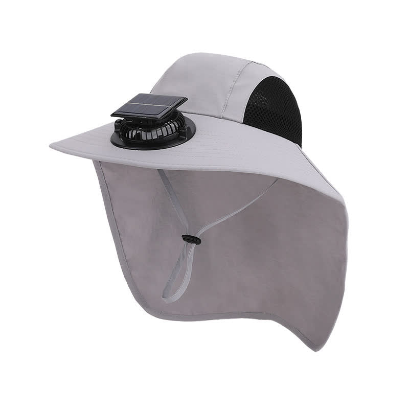 Wiederaufladbarer Outdoor-Ventilator, atmungsaktiver Bucket Hat - image 8
