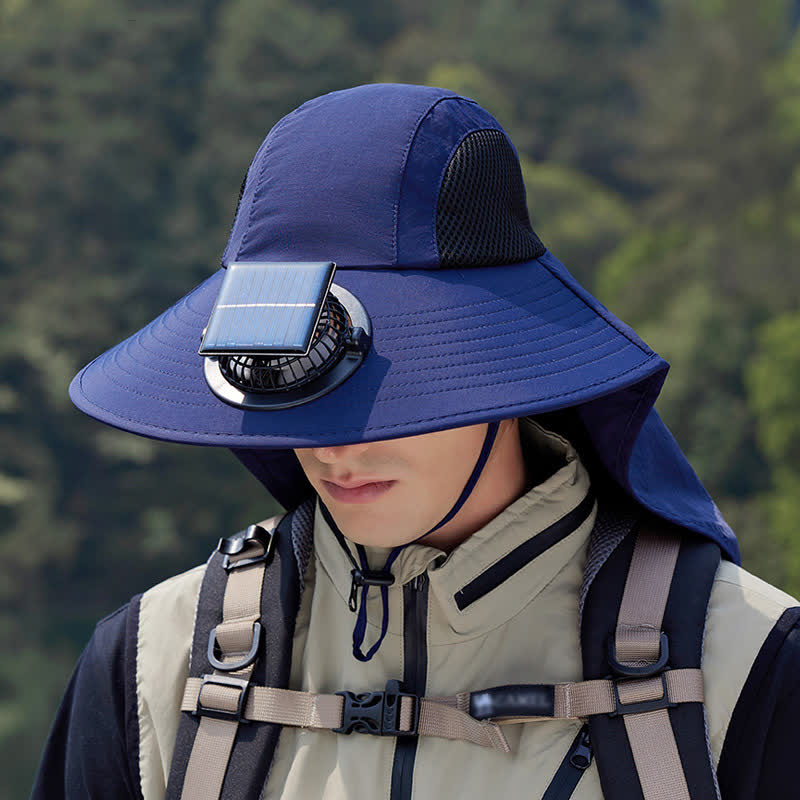 Wiederaufladbarer Outdoor-Ventilator, atmungsaktiver Bucket Hat - image 4