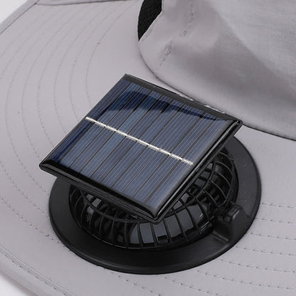 Wiederaufladbarer Outdoor-Ventilator, atmungsaktiver Bucket Hat - image 9