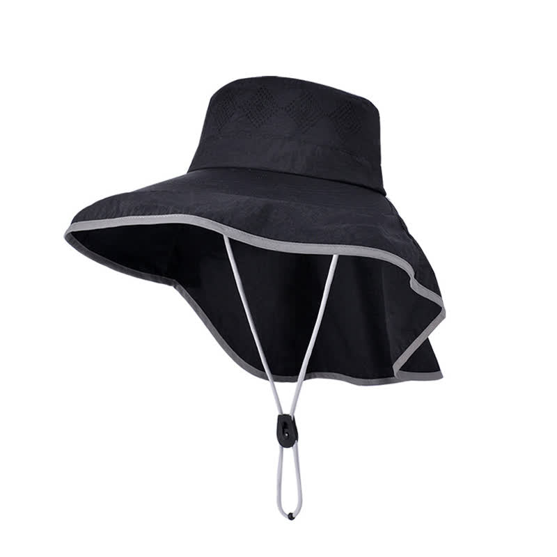 Sonnenhut mit breiter Krempe und Nackenklappe (2er-Pack)
