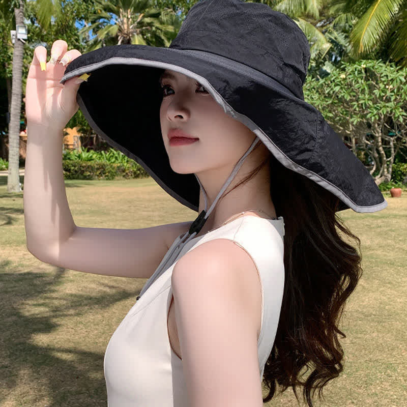 Sonnenhut mit breiter Krempe und Nackenklappe (2er-Pack) - image 4