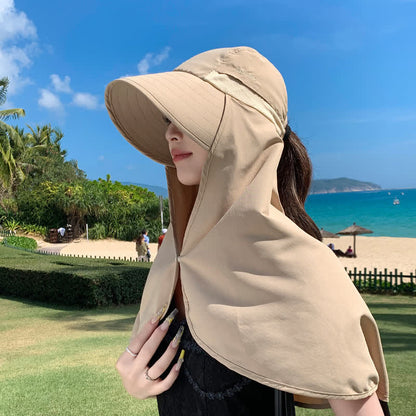 Wasserfester Sonnenhut mit breiter Krempe und Nackenklappe (2 Packungen) - Khaki - Einheitsgröße - image 7