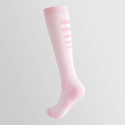 Kompressionskniestrümpfe mit unregelmäßigen Streifen (6 Paar) - Rosa - EU36-40 (US3-7) - image 7