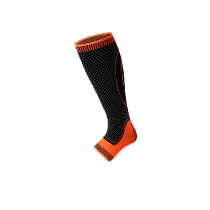 Rutschfeste Sport-Kompressions-Wadenmanschetten - Orange - XL - image 8