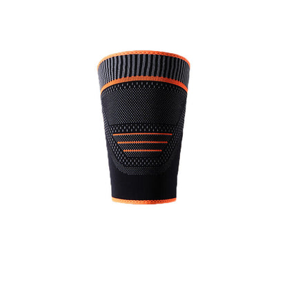Elastische, gestrickte Sport-Kompressions-Oberschenkelmanschetten - Orange - XL - image 9