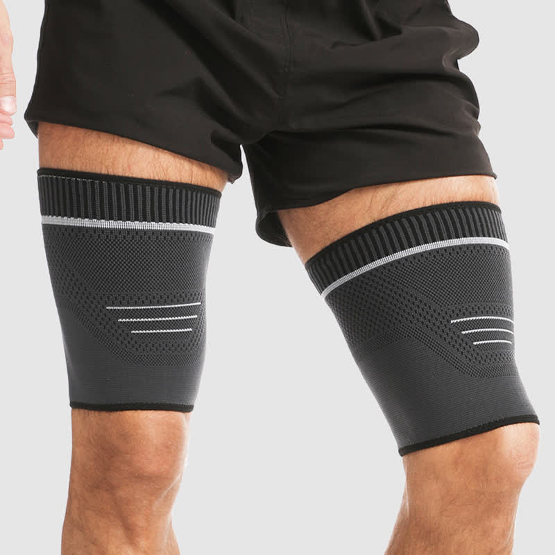 Elastische, gestrickte Sport-Kompressions-Oberschenkelmanschetten