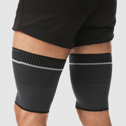Elastische, gestrickte Sport-Kompressions-Oberschenkelmanschetten