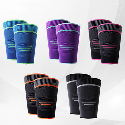 Elastische, gestrickte Sport-Kompressions-Oberschenkelmanschetten