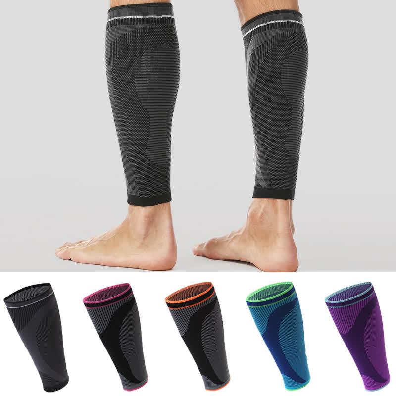 Elastische, gestrickte Sport-Kompressions-Wadenmanschetten