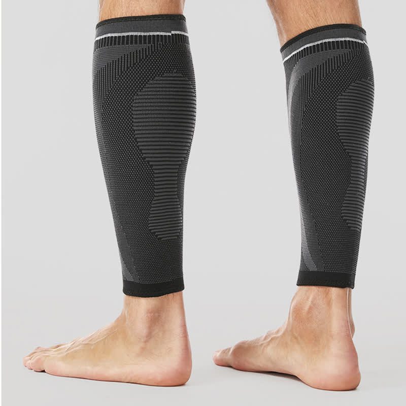 Elastische, gestrickte Sport-Kompressions-Wadenmanschetten
