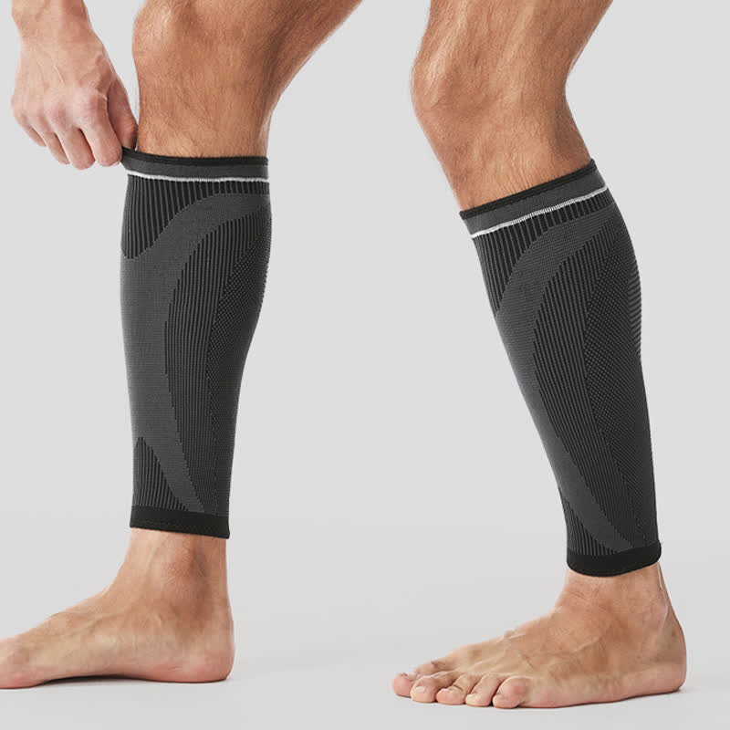 Elastische, gestrickte Sport-Kompressions-Wadenmanschetten