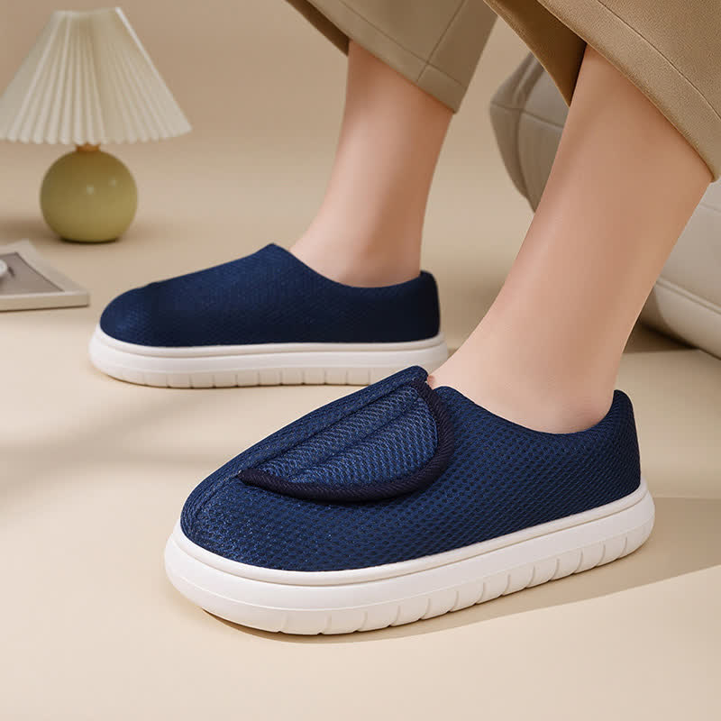 Slip-On-Hausschuhe aus Mesh mit weiter Öffnung - image 7