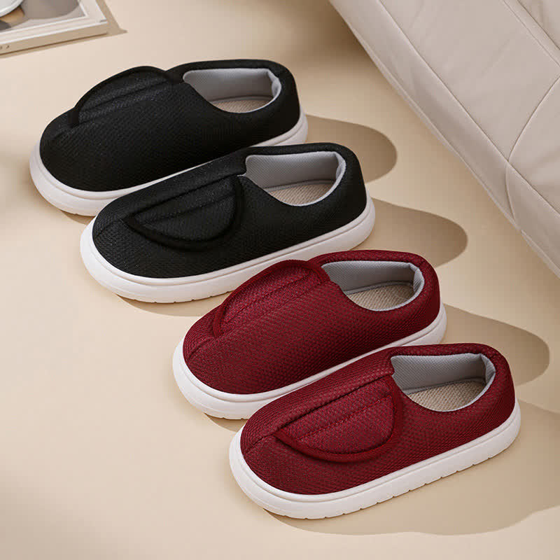Slip-On-Hausschuhe aus Mesh mit weiter Öffnung - image 2