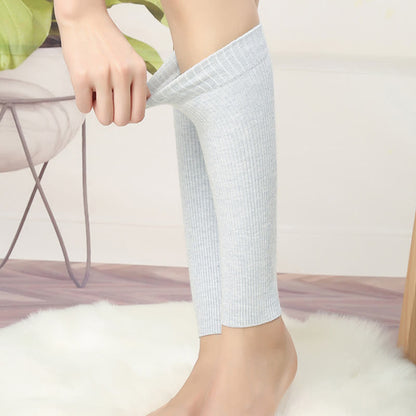 Wadenstulpen aus Baumwolle, einfarbig, hochelastisch (2 Paar) - image 8