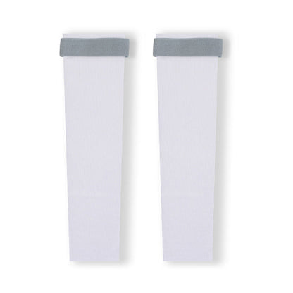 Leichte, nahtlose Beinlinge mit Riemen - Hellblau - XL - image 8