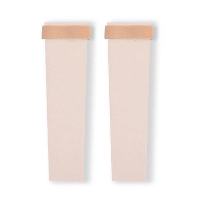 Leichte, nahtlose Beinlinge mit Riemen - Beige - XL - image 7