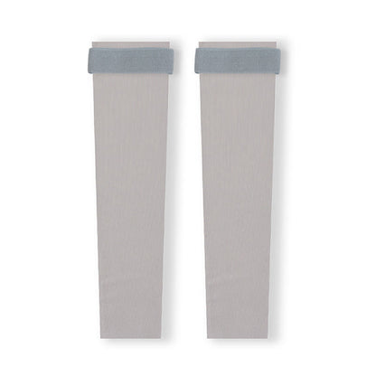 Leichte, nahtlose Beinlinge mit Riemen - Grau - XL - image 10