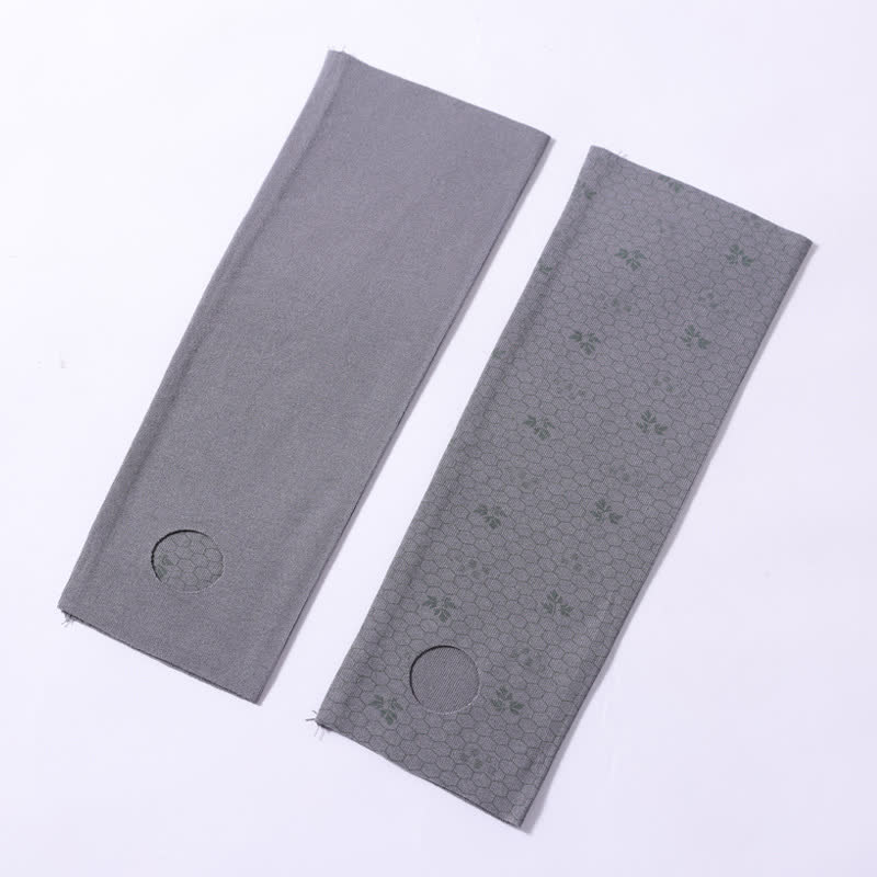 Thermochrome Wadenwärmer mit Steigbügel - Dunkelgrau - XL - image 17