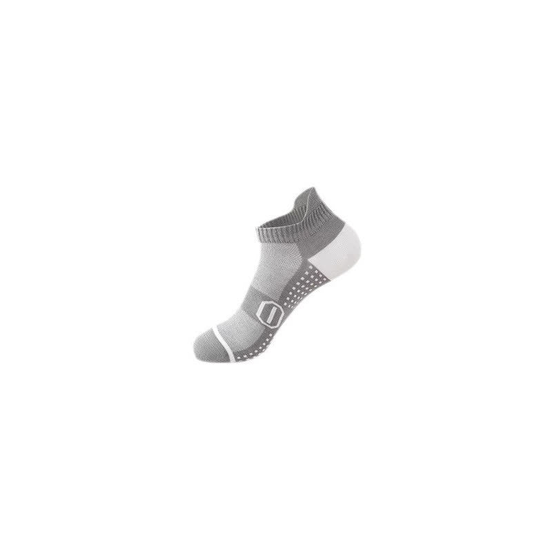 Sport-Knöchelkompressionssocken aus Baumwolle mit Grafikdruck (6 Paar) - Grau - EU39-44 (US6-10) - image 10