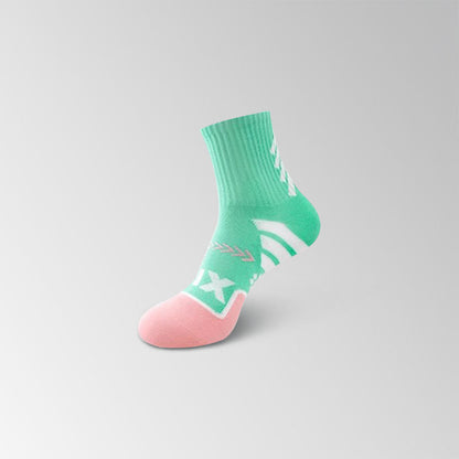 Knöchelkompressionssocken mit Zahlengrafik-Aufdruck (8 Paar)