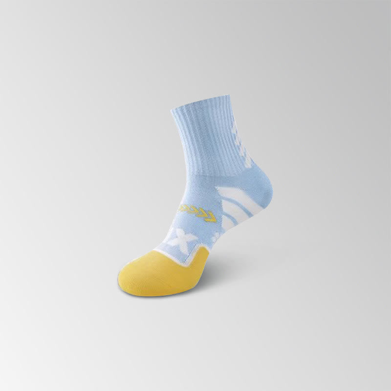 Knöchelkompressionssocken mit Zahlengrafik-Aufdruck (8 Paar)