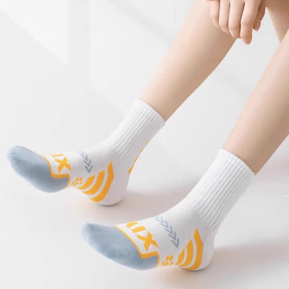 Knöchelkompressionssocken mit Zahlengrafik-Aufdruck (8 Paar)