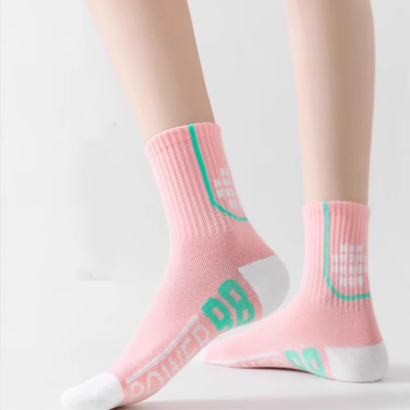 Knöchelkompressionssocken mit Zahlengrafik-Aufdruck (8 Paar)