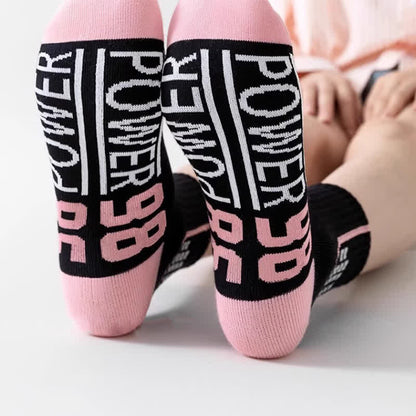 Knöchelkompressionssocken mit Zahlengrafik-Aufdruck (8 Paar)