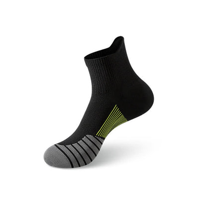 Schnelltrocknende, dünne Lauf-Kompressionssocken mit Knöchelschutz (5 Paar) - Schwarz - EU39-44 (US6-10) - image 13