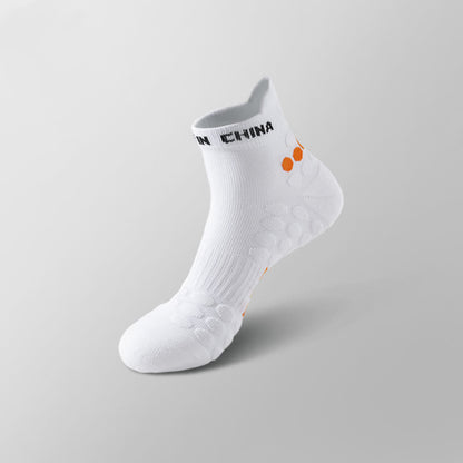 Rutschfeste Sport-Knöchelkompressionssocken aus Baumwolle (4 Paar)