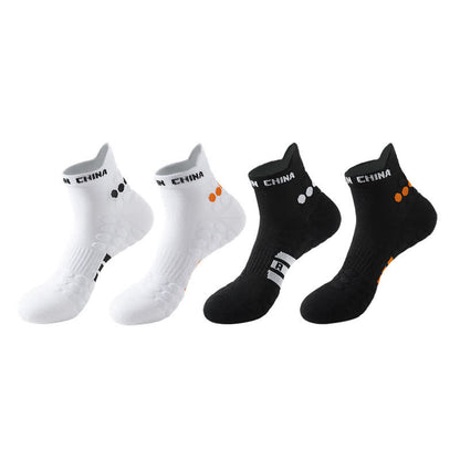 Rutschfeste Sport-Knöchelkompressionssocken aus Baumwolle (4 Paar)