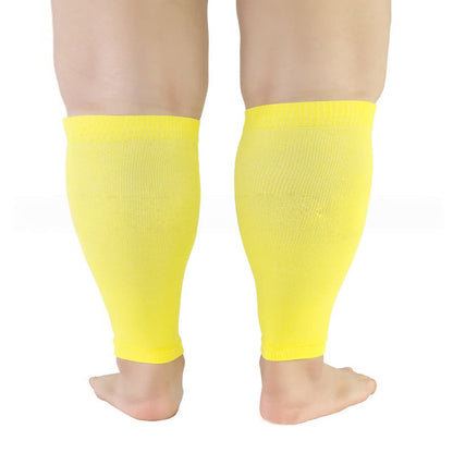 Wadenkompressionsstrümpfe in Übergröße, einfarbig - Gelb - 5XL - image 8