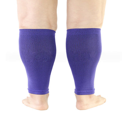Stretch-Kompressionsstrümpfe für die Wade in Übergröße - Lila - 5XL - image 3