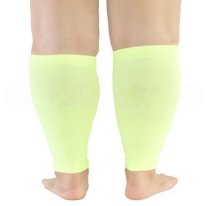 Stretch-Kompressionsstrümpfe für die Wade in Übergröße - Hellgelb - 5XL - image 8