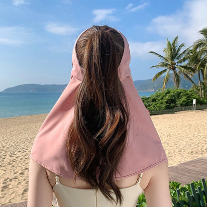 Outdoor-Sonnenhut mit Visier und abnehmbarer Nackenklappe - image 2