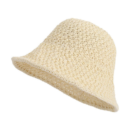 Handgewebter Strohhut mit Sonnenschutz - Beige - Einheitsgröße - image 5