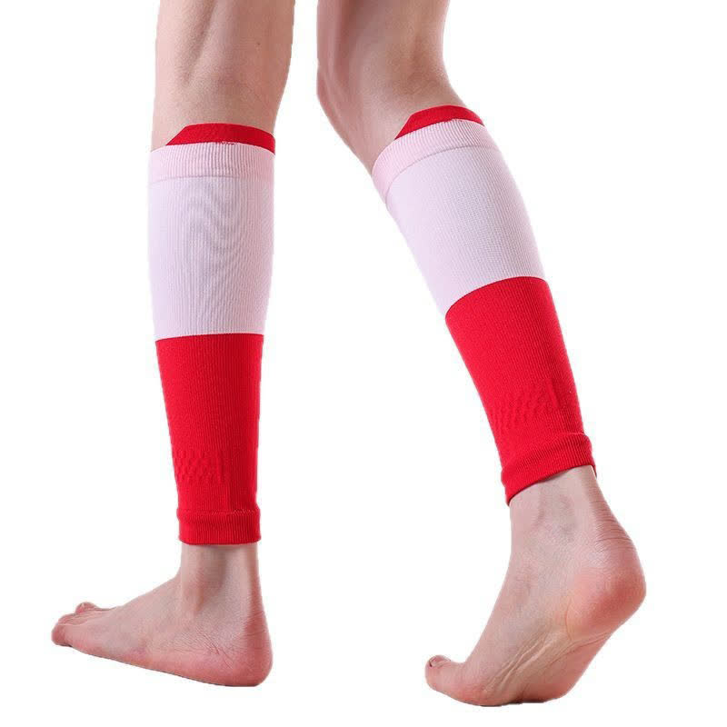 Colorblock Sports Running Kompressions-Wadenmanschetten (3 Paar) - Rot&Rosa - Einheitsgröße - image 5