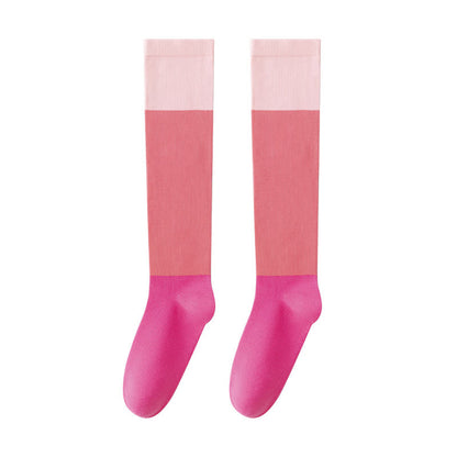 Sport-Kompressionssocken mit Farbverlauf und Blockfarben (4 Paar) - Rosa - EU35-41 (US3-7,5) - image 11