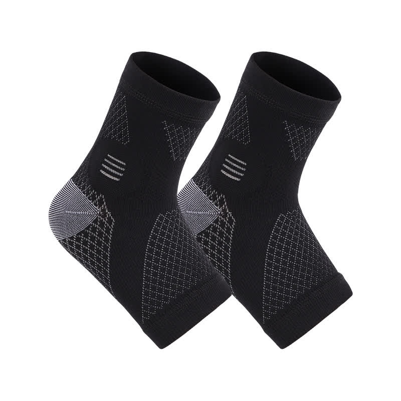 Hochelastische, ultradünne Sport-Kompressions-Knöchelorthesen - Schwarz - XL - image 4