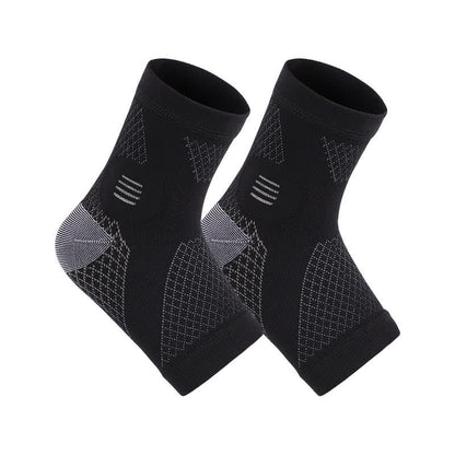 Hochelastische, ultradünne Sport-Kompressions-Knöchelorthesen - Schwarz - XL - image 4