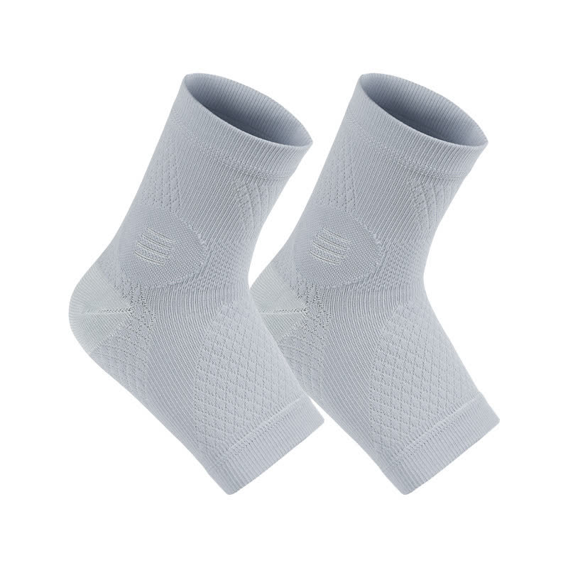Hochelastische, ultradünne Sport-Kompressions-Knöchelorthesen - Grau - XL - image 6