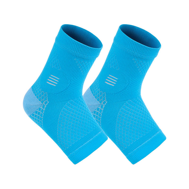 Hochelastische, ultradünne Sport-Kompressions-Knöchelorthesen - Blau - XL - image 11