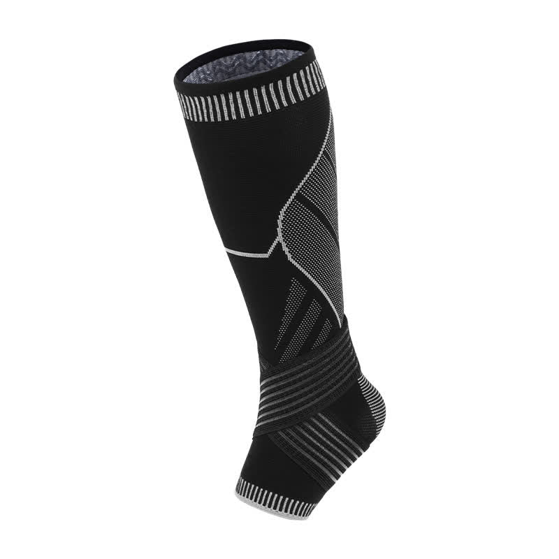Kompressions-Wadenknöchelmanschetten mit rutschfestem Riemen - Schwarz - XL - image 5