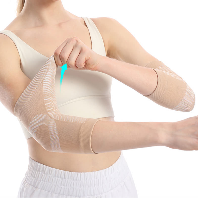 Atmungsaktive, hochelastische Sport-Arm- und Ellenbogenmanschetten