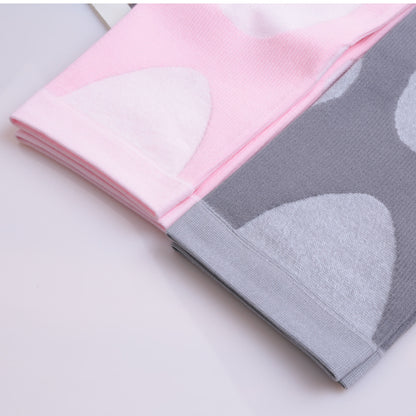 Elastische Sport-Kniebandagen mit Farbblock