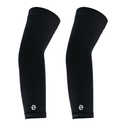Leichte, atmungsaktive Sport-Kompressionsarmmanschetten - Schwarz - XL - image 1