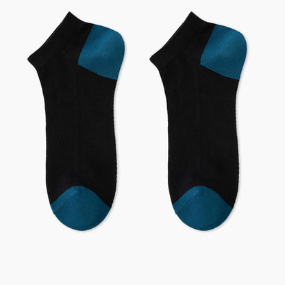 Rutschfeste, atmungsaktive Söckchen aus Mesh mit Fersenpartie (6 Paar)